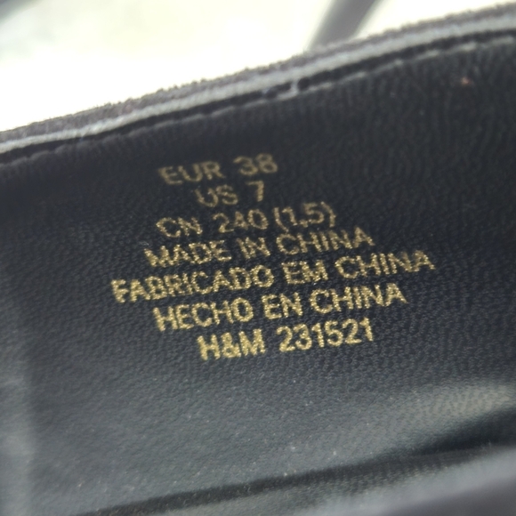 Women's Black Suede High Heel Pumps Pointed Toe Sz 7 Corpcore Minimalist Shoe - Picture 5 of 12